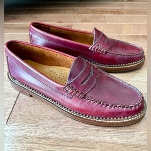 NEW RARE Whitney 1876 Weejuns Penny Loafer (Women) 8.5 brown wine burgundy